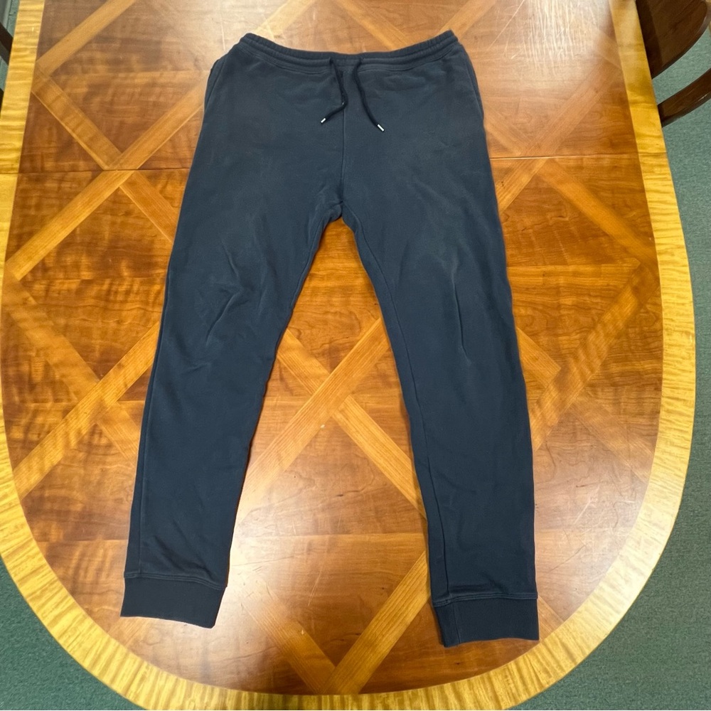 A.P.C. Navy 100% Cotton Jogger Pants